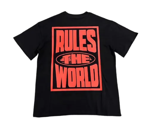 corteiz rule the world tees