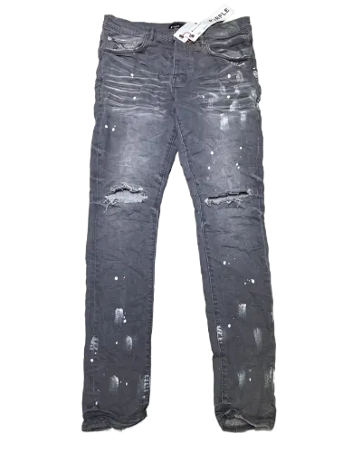 Purple Ripped Jeans