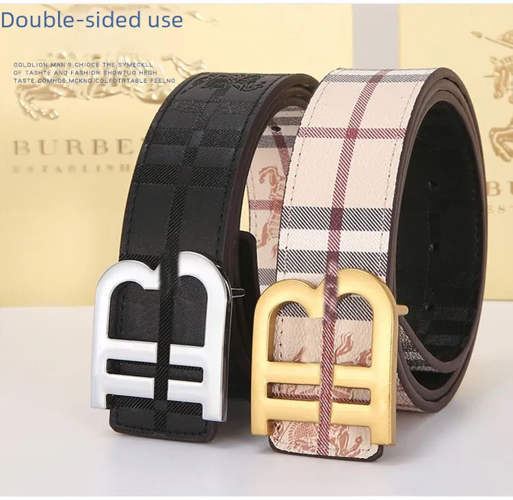 Smooth buckle belt