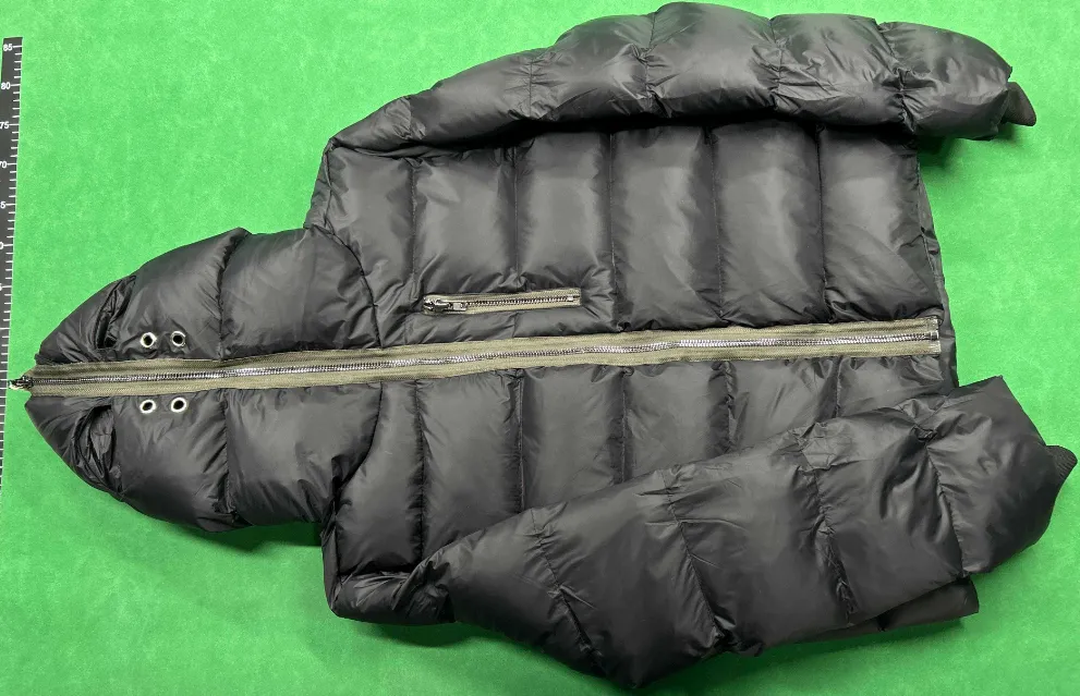 RICK OWENS GIMP PUFFER JACKET