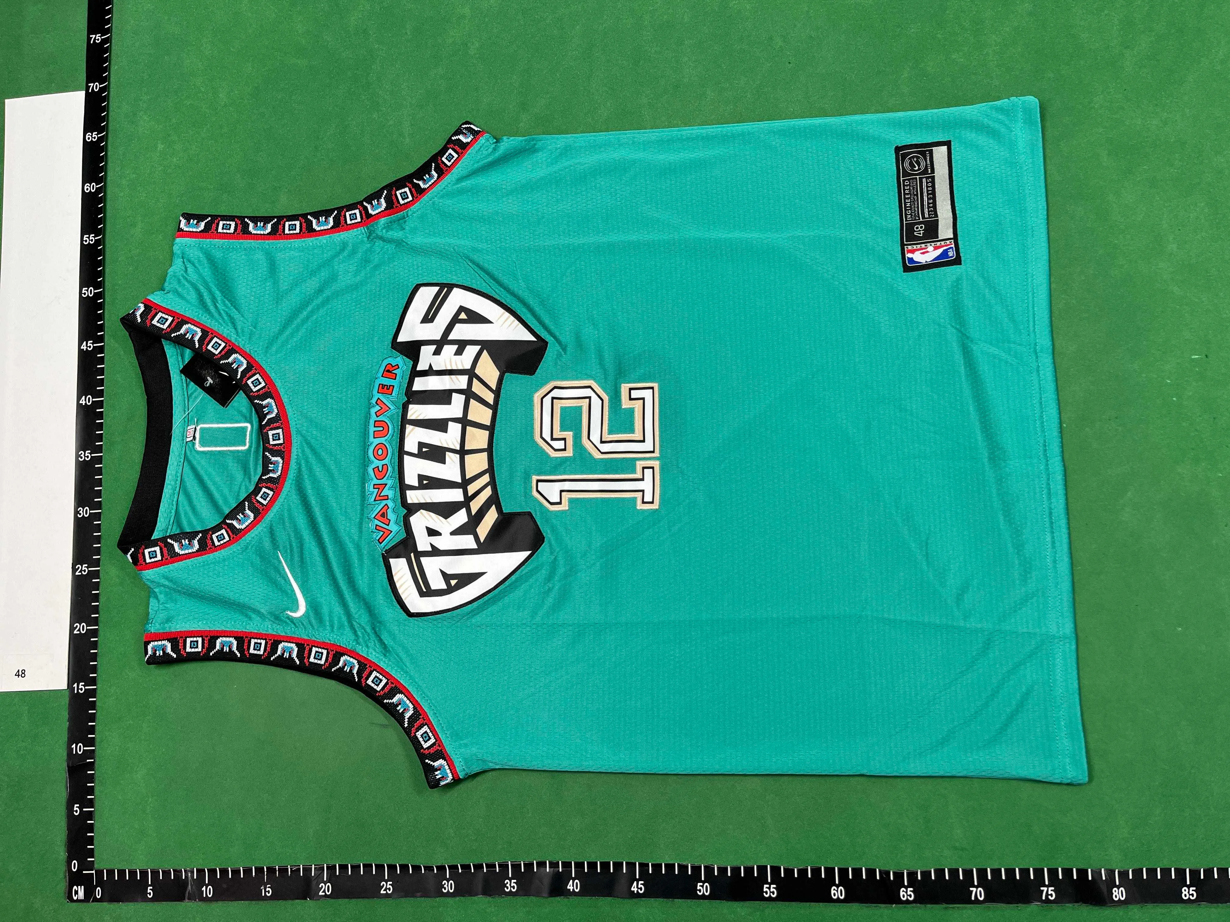 NBA Jersey Tanktop Basket Grizzly Morant N.12