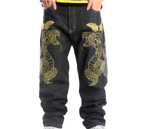 JNCO EMBROIDERED JEANS