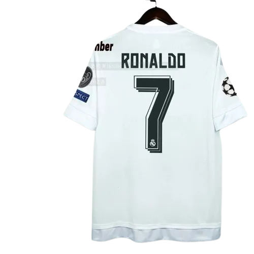 15-16 Real Madrid Home Football Jersey Champions League Edition