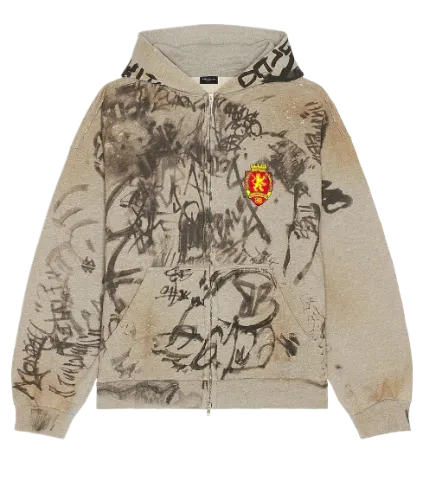 Balenciaga skater ZIPPER hoodie