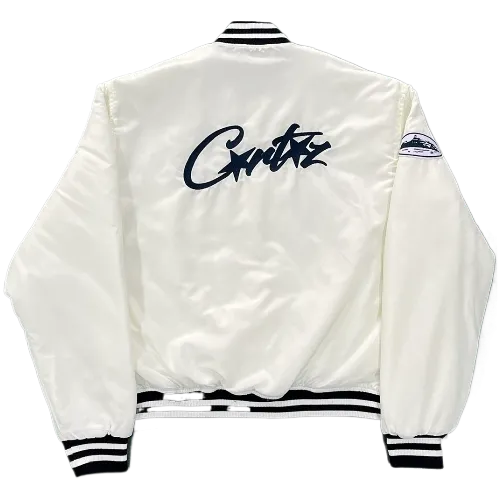 CORTEIZ VARSITY JACKET WHITE