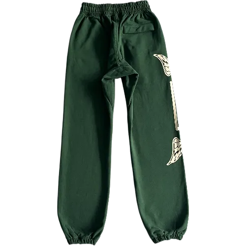 corteiz pants gasolina green