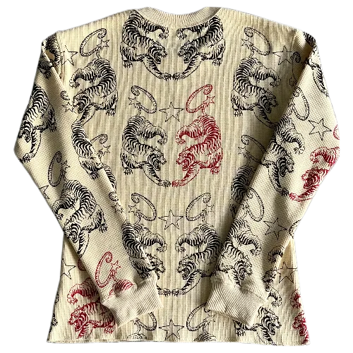 corteiz Long Sleeve Twin Tigers Waffle