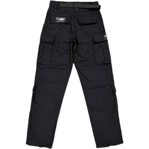corteiz pants cargo Black/Blacklogo