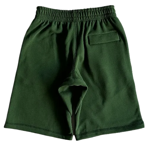 corteiz shorts rules the world green