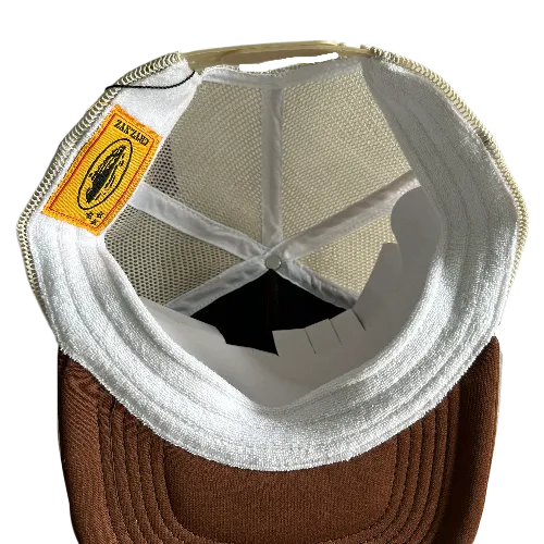 corteiz cap Trucker  Eagle -Brown