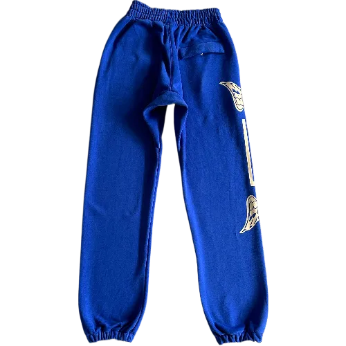 corteiz pants gasolina blue
