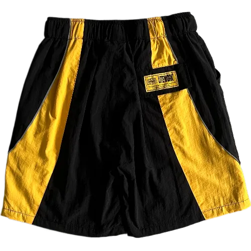 corteiz shorts Alcatraz Sun & Rain -Black & Yellow