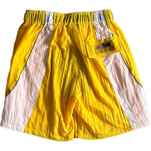corteiz shorts Alcatraz Sun & Rain -White & Yellow