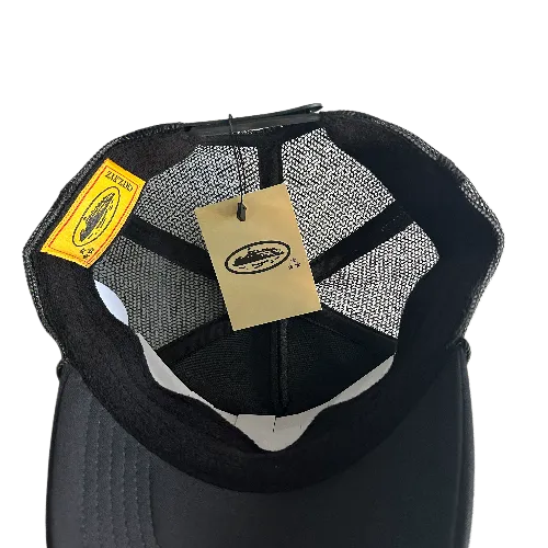 corteiz cap trucker black
