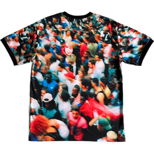 corteiz tee Crowd printed