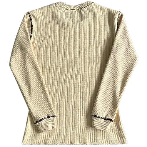 corteiz longsleeve Waffle Tiger Stars -Beige