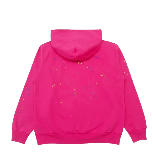 Sp5der Pink Hoodie