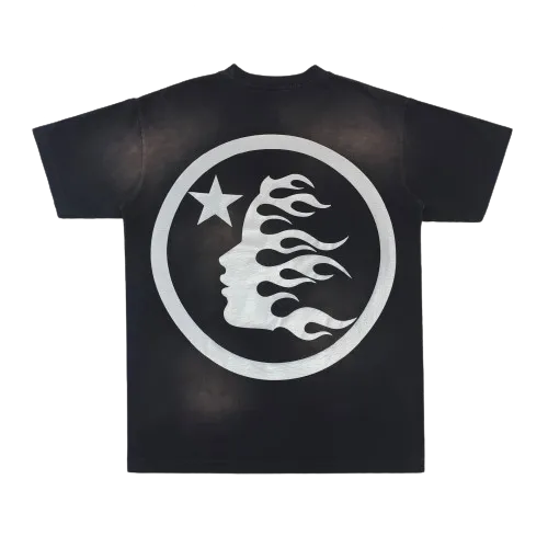 Hellstars Sunfaded Black Blue Tee