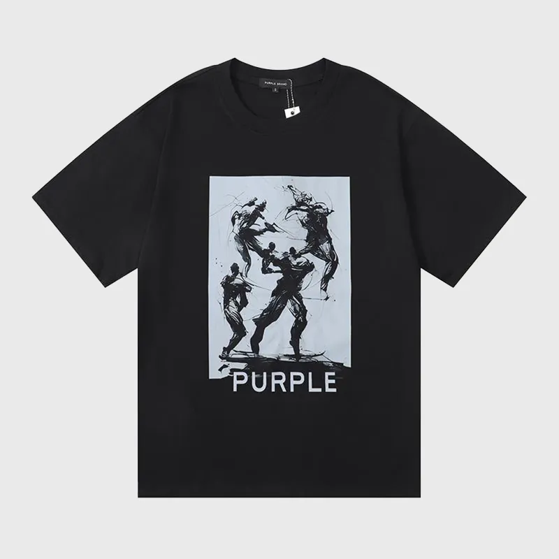 purple brand T-shirt