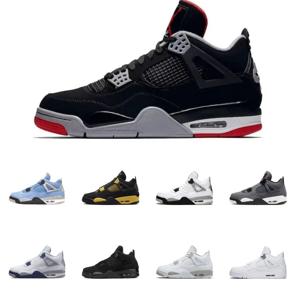 AJ4 men's shoes, women's shoes, air cushioned basketball (3)